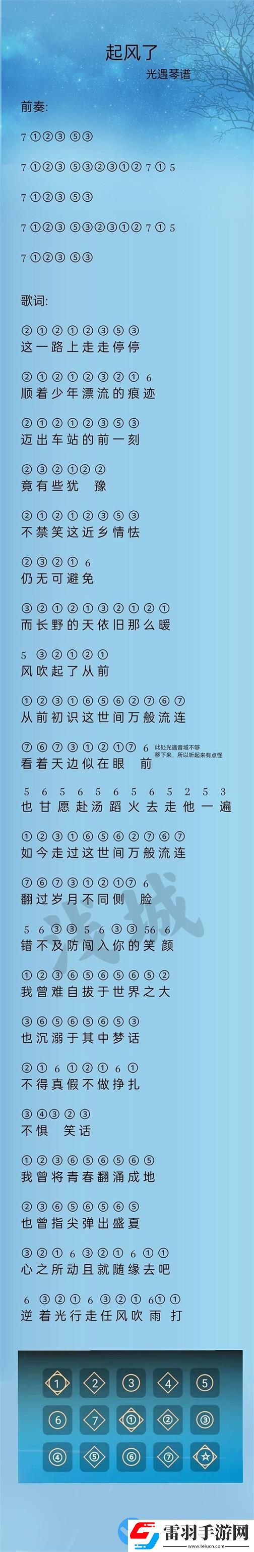 第五人格鋼琴譜數字版